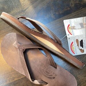 Rainbow Women’s Brown  Flip Flops size small (5.5-6.5)